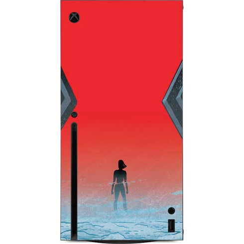 Marvel Black Widow No More Secrets Xbox Series X Console Skin