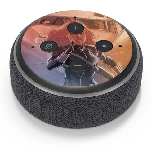Marvel Black Widow Running Amazon Echo Dot Skin