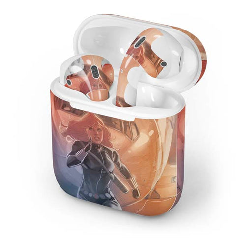 Marvel Black Widow Running Apple AirPods Skin