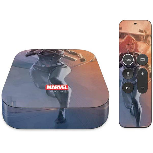 Marvel Black Widow Running Apple TV Skin