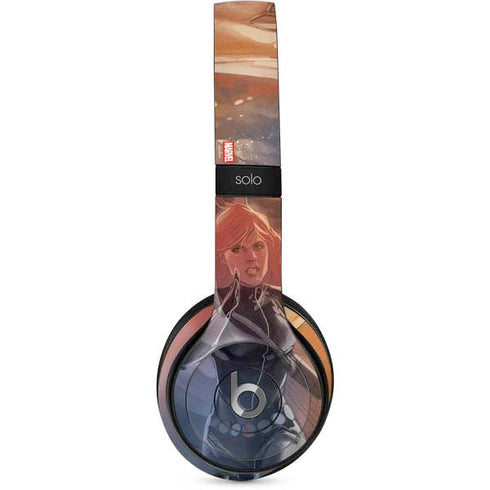 Marvel Black Widow Running Beats Solo 2 Wired Skin