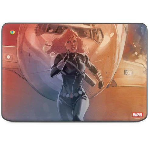 Marvel Black Widow Running HP Chromebook Skin