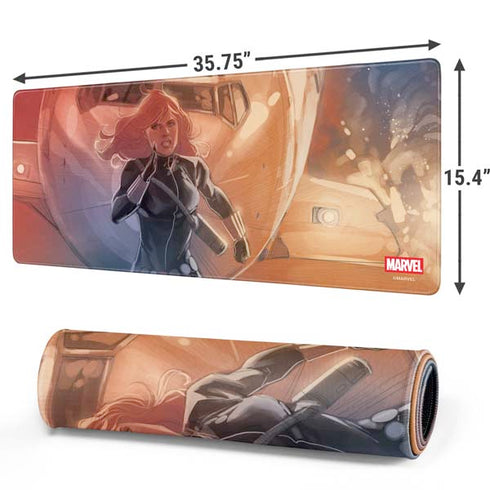 Marvel Black Widow Running Gaming Mouse Pad