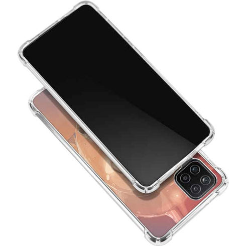 Marvel Black Widow Running Galaxy A12 Clear Case