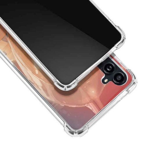 Marvel Black Widow Running Galaxy A54 5G Clear Case