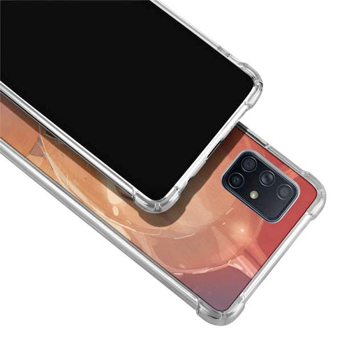 Marvel Black Widow Running Galaxy A71 5G Clear Case