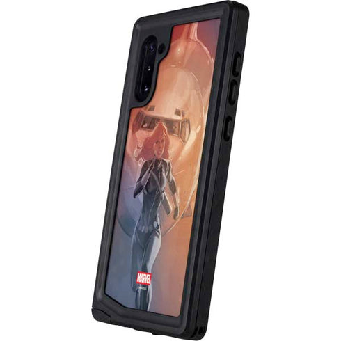 Marvel Black Widow Running Galaxy Note 10 Waterproof Case