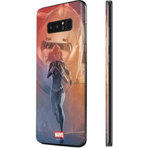 Marvel Black Widow Running Galaxy Note 8 Skin