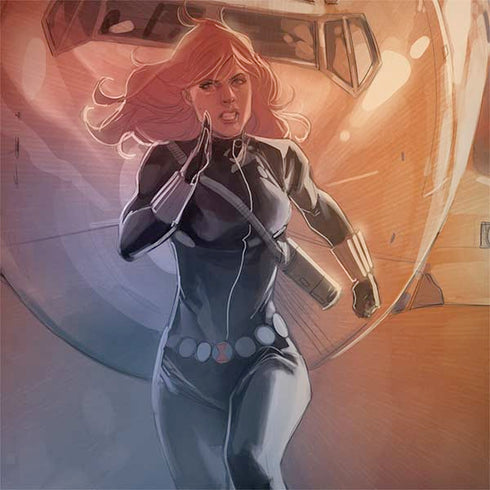 Marvel Black Widow Running Galaxy Note 8 Skin