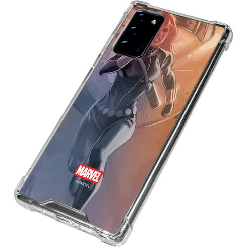 Marvel Black Widow Running Galaxy Note20 5G Clear Case