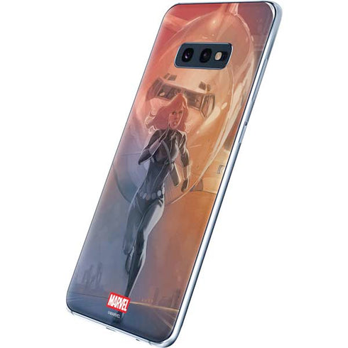 Marvel Black Widow Running Galaxy S10e Skin