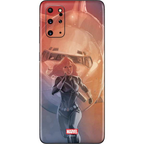 Marvel Black Widow Running Galaxy S20 Plus Skin