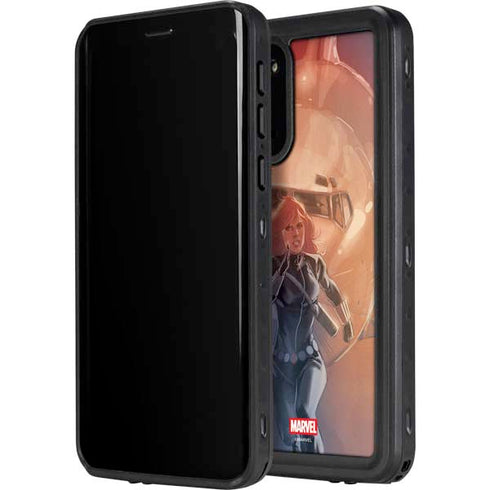 Marvel Black Widow Running Galaxy S20 Plus Waterproof Case
