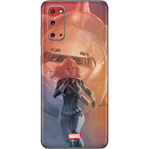 Marvel Black Widow Running Galaxy S20 Skin