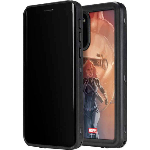 Marvel Black Widow Running Galaxy S20 Waterproof Case