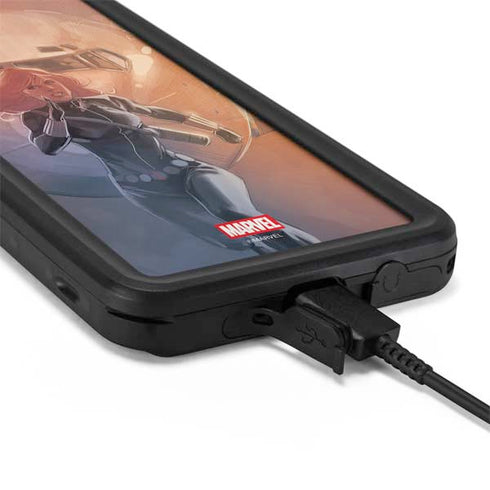 Marvel Black Widow Running Galaxy S20 Waterproof Case