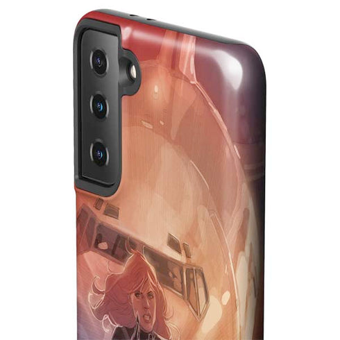 Marvel Black Widow Running Galaxy S21 FE Pro Case