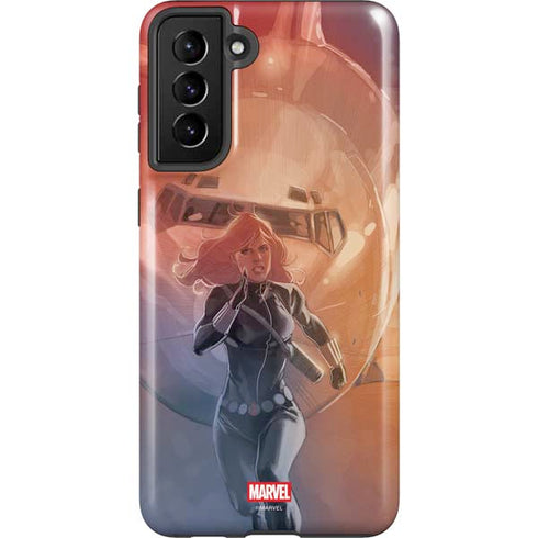 Marvel Black Widow Running Galaxy S21 Plus 5G Pro Case