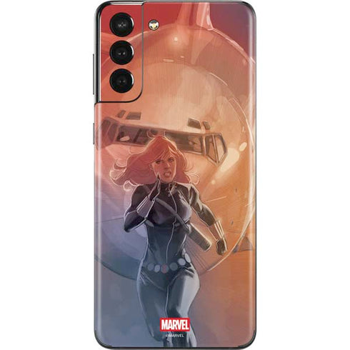 Marvel Black Widow Running Galaxy S21 Plus 5G Skin