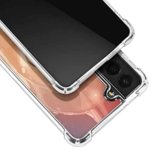 Marvel Black Widow Running Galaxy S22 Clear Case