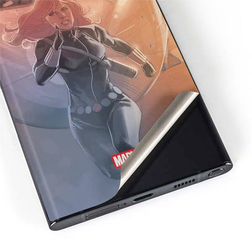 Marvel Black Widow Running Galaxy S22 Ultra Skin