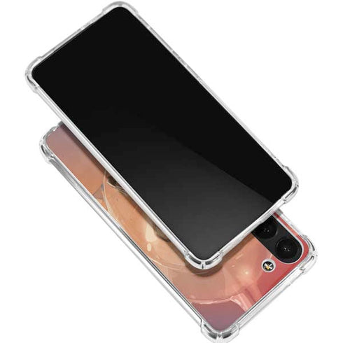 Marvel Black Widow Running Galaxy S23 Clear Case