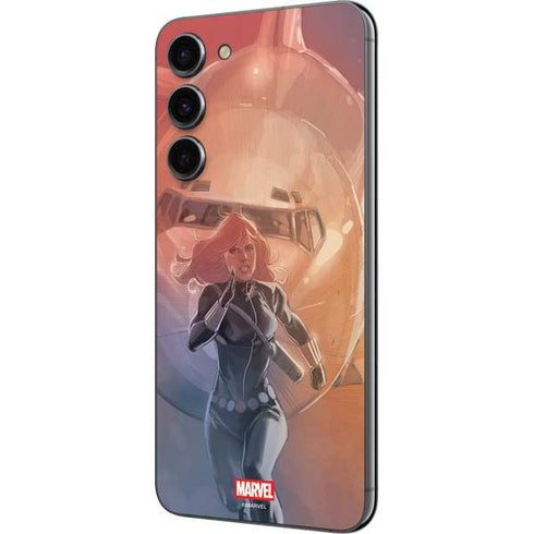 Marvel Black Widow Running Galaxy S23 Plus Skin
