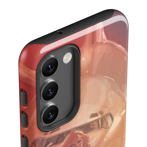 Marvel Black Widow Running Galaxy S23 Pro Case