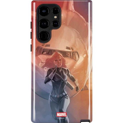 Marvel Black Widow Running Galaxy S23 Ultra Pro Case