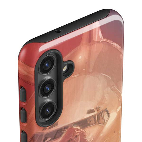 Marvel Black Widow Running Galaxy S24 Impact Case
