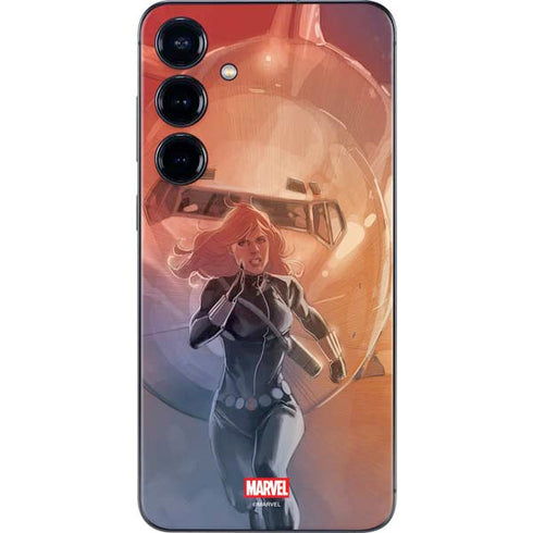 Marvel Black Widow Running Galaxy S24 Plus Skin