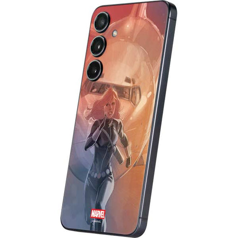 Marvel Black Widow Running Galaxy S24 Plus Skin