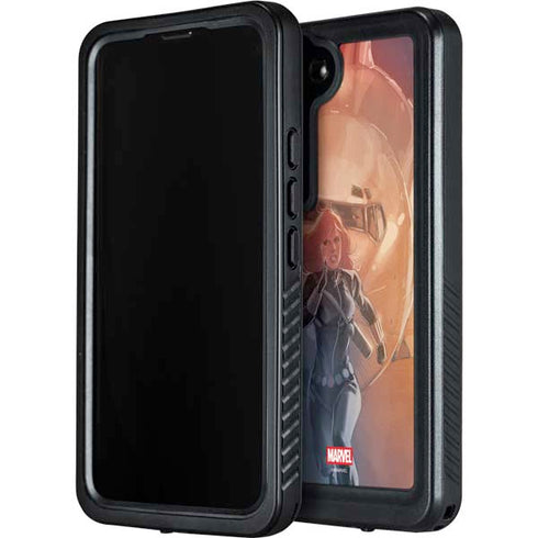 Marvel Black Widow Running Galaxy S24 Plus Waterproof Case