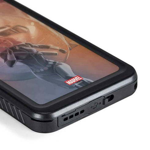 Marvel Black Widow Running Galaxy S24 Waterproof Case