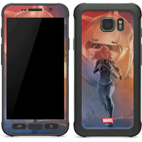 Marvel Black Widow Running Galaxy S7 Active Skin