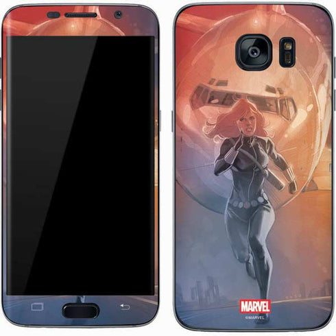 Marvel Black Widow Running Galaxy S7 Skin