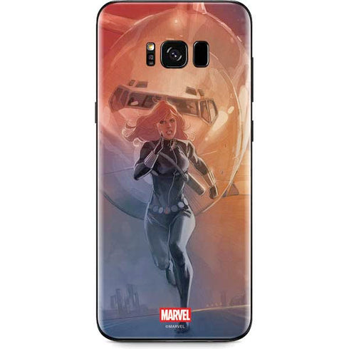 Marvel Black Widow Running Galaxy S8 Skin