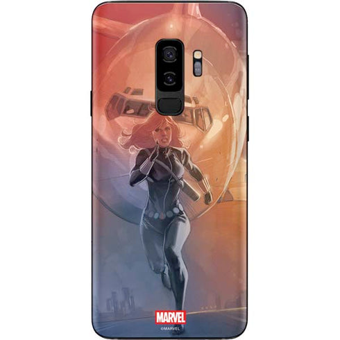 Marvel Black Widow Running Galaxy S9 Plus Skin