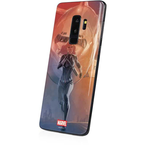 Marvel Black Widow Running Galaxy S9 Plus Skin