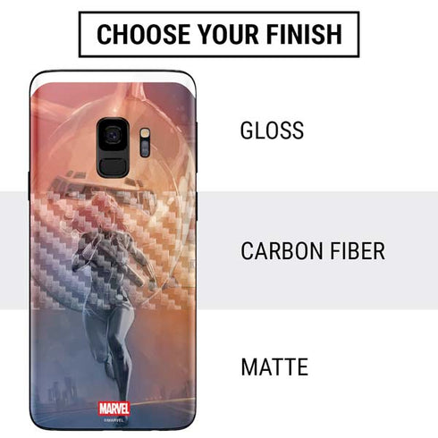 Marvel Black Widow Running Galaxy S9 Skin