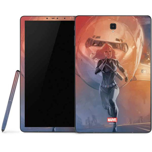 Marvel Black Widow Running Samsung Galaxy Tab Skin
