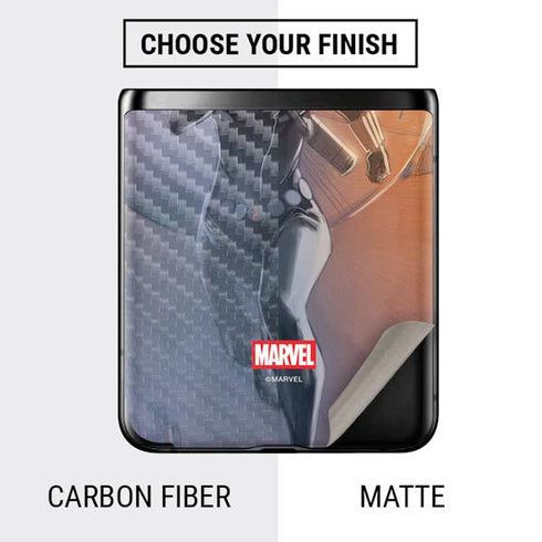 Marvel Black Widow Running Galaxy Z Flip Skin