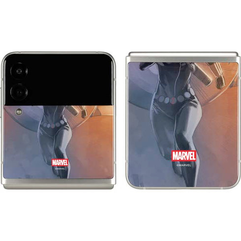 Marvel Black Widow Running Galaxy Z Flip3 5G Skin