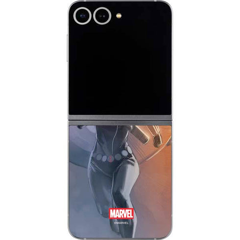 Marvel Black Widow Running Galaxy Z Flip6 Skin