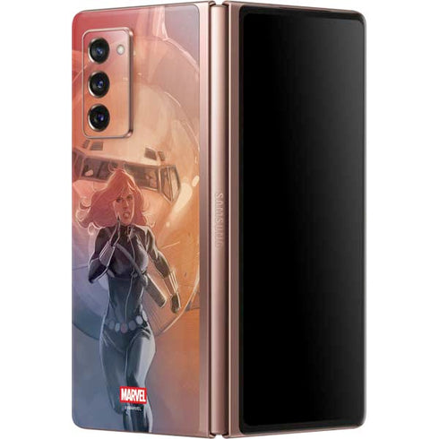 Marvel Black Widow Running Galaxy Z Fold2 5G Skin