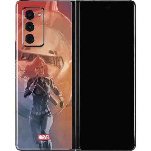Marvel Black Widow Running Galaxy Z Fold2 5G Skin