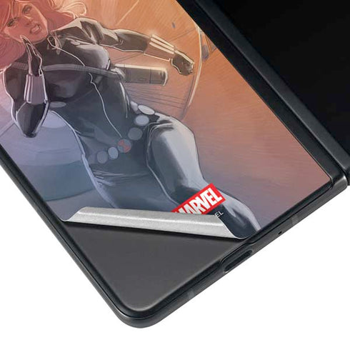 Marvel Black Widow Running Galaxy Z Fold3 5G Skin