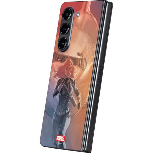 Marvel Black Widow Running Galaxy Z Fold5 5G Skin