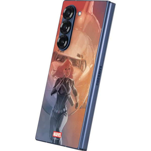 Marvel Black Widow Running Galaxy Z Fold6 Skin