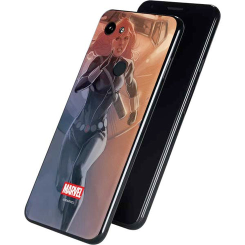 Marvel Black Widow Running Google Pixel 3a Skin